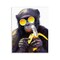 Stupell Industries Cool Monkey with Disco Banana Wall Plaque By Kamdon Kreations
